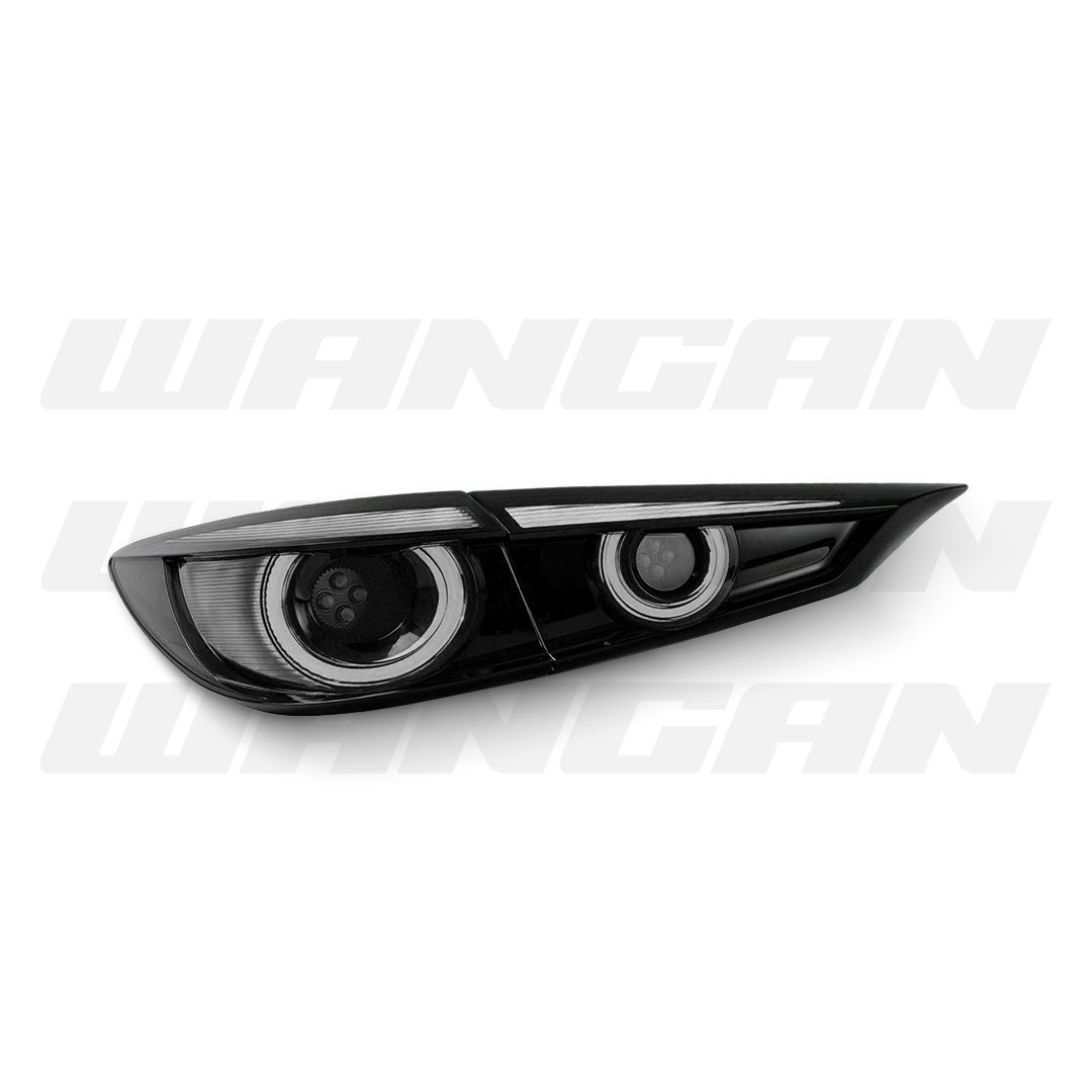 Mazda 3 BM / BN (2014 - 2018) Sequential Smoke 3D LED Stripe Tail Lights LH + RH