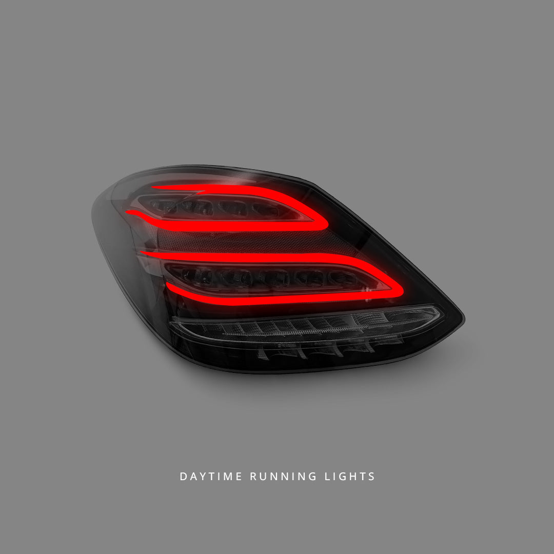 Mercedes-Benz C-Class W205 (2014 - 2018) Rear OEM Style Red Tail Lights LH + RH