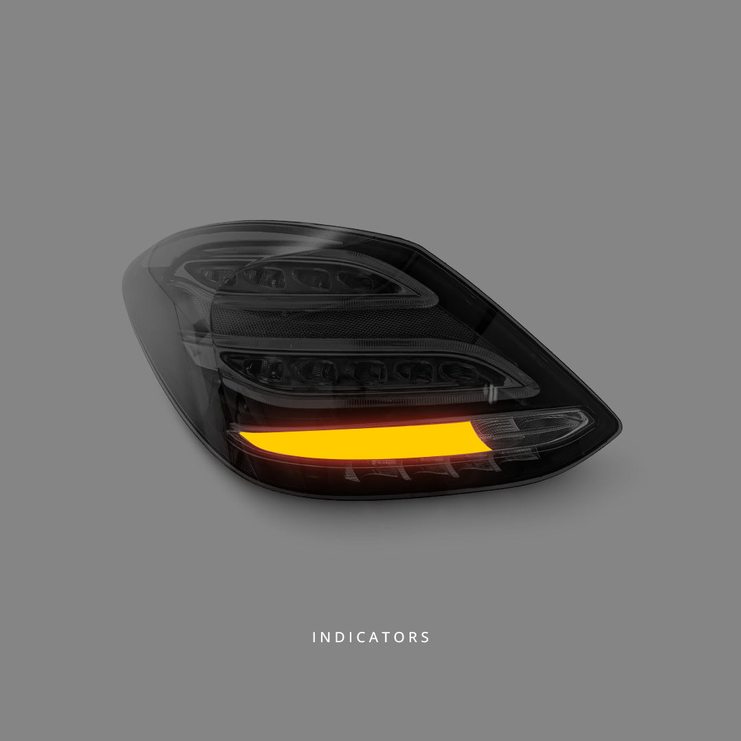 Mercedes-Benz C-Class W205 (2014 - 2018) Rear OEM Style Red Tail Lights LH + RH