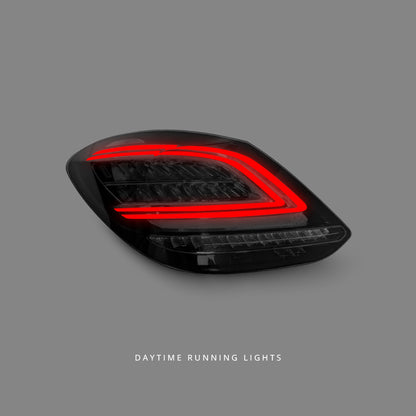 Mercedes-Benz C-Class W205 (2014 - 2021) OEM Style Facelift 3D LED Stripe Tail Lights LH + RH