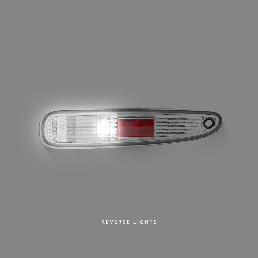 Mazda RX-7 FD3S (1997 - 2002) Crystal Clear Rear Reverse Lights LH + RH