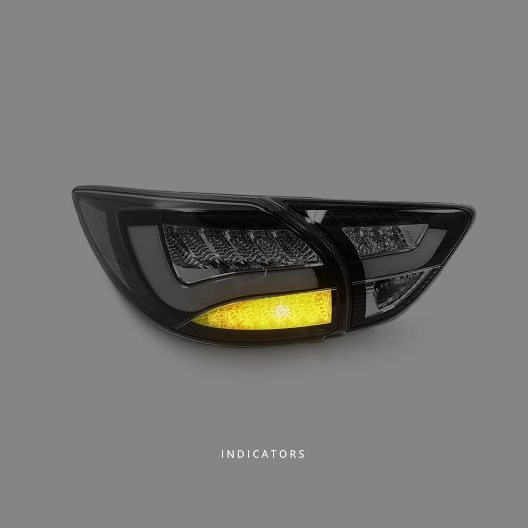 Mazda CX-5 KE (2012 - 2015) Black LED Stripe Bar Blinker Tail Lights LH + RH