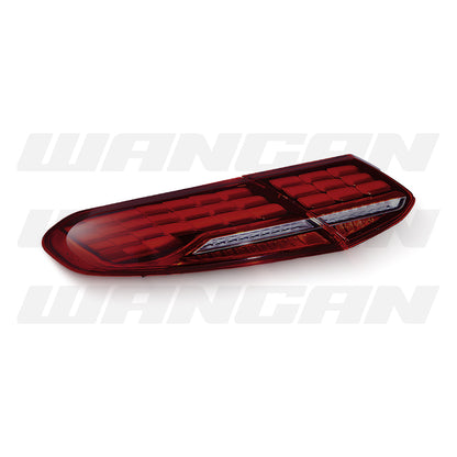 Mercedes Benz C Class W205 (2015 - 2021) Clear Red LED 3D Tail Lights LH + RH