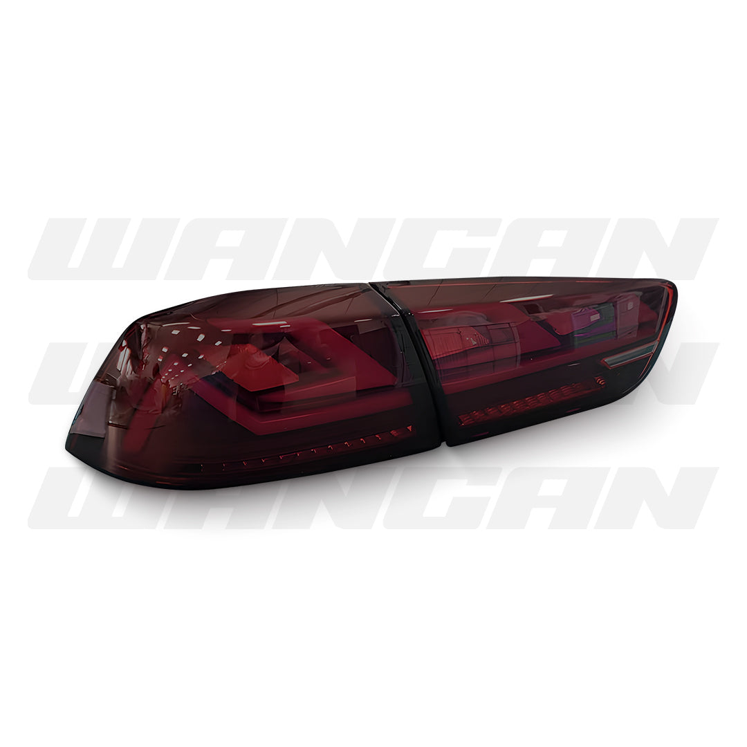 Mitsubishi Lancer CJ (2007 - 2018) Sequential Clear Red 3D V3 Full LED Tail Lights LH + RH