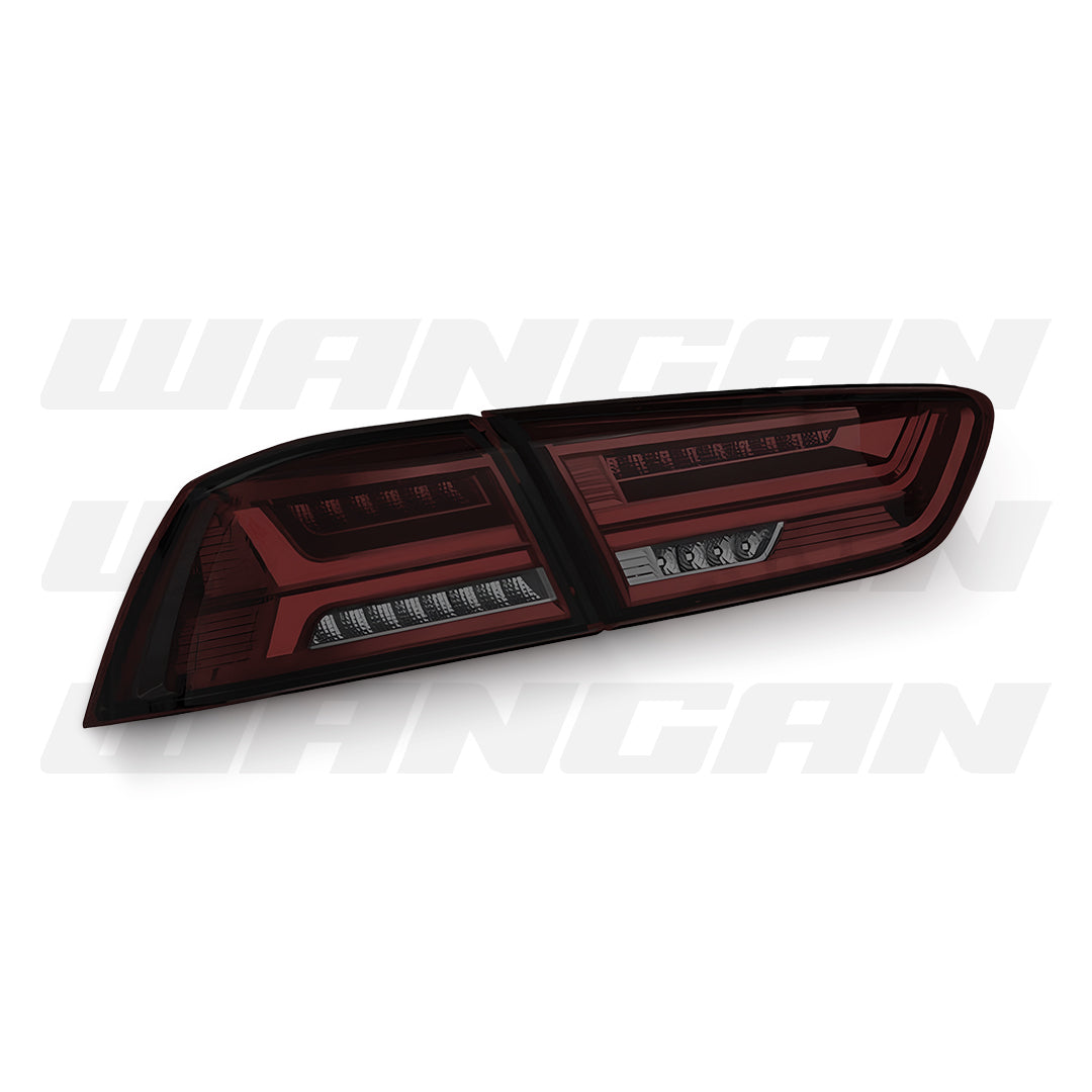 Mitsubishi Lancer CJ (2007 - 2018) Sequential Clear Red Full LED Dynamic Tail Lights LH + RH
