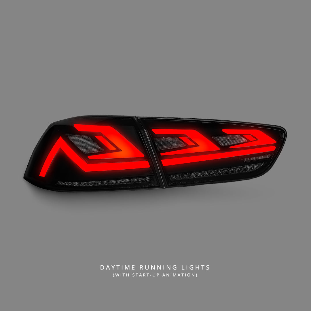 Mitsubishi Lancer CJ (2007 - 2018) Sequential Smoke 3D V3 Full LED Tail Lights LH + RH
