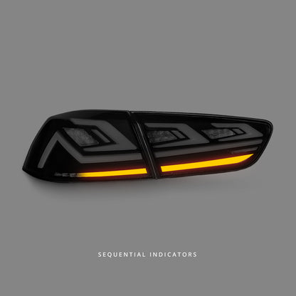 Mitsubishi Lancer CJ (2007 - 2018) Sequential Smoke 3D V3 Full LED Tail Lights LH + RH