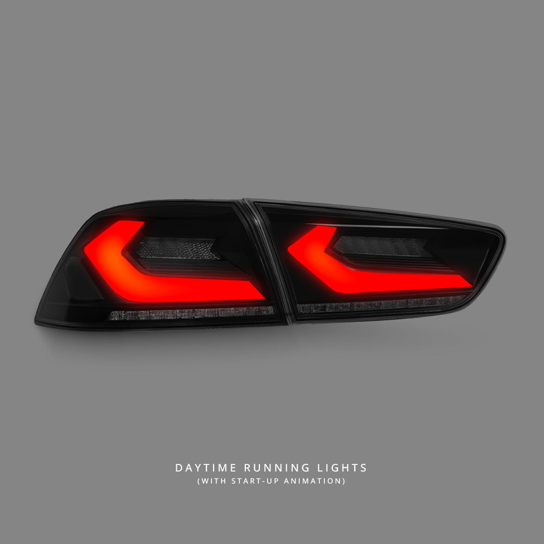 Mitsubishi Lancer CJ (2007 - 2018) Sequential Smoke 3D V4 Full LED Tail Lights LH + RH
