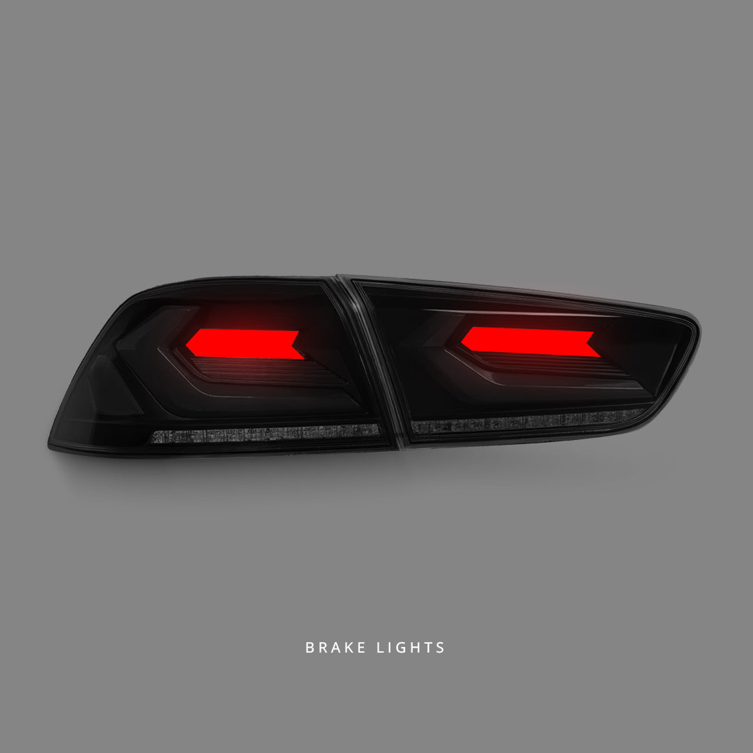 Mitsubishi Lancer CJ (2007 - 2018) Sequential Smoke 3D V4 Full LED Tail Lights LH + RH