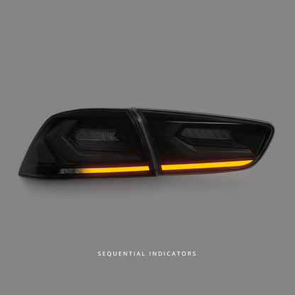 Mitsubishi Lancer CJ (2007 - 2018) Sequential Smoke 3D V4 Full LED Tail Lights LH + RH