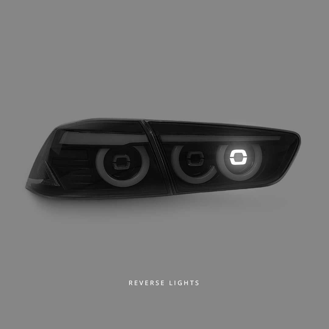 Mitsubishi Lancer CJ (2007 - 2018) Sequential Smoke Revo 3D Full LED Tail Lights LH + RH