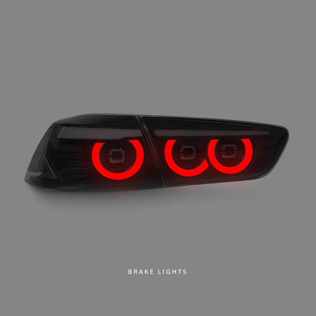 Mitsubishi Lancer CJ (2007 - 2018) Sequential Smoke Revo 3D Full LED Tail Lights LH + RH