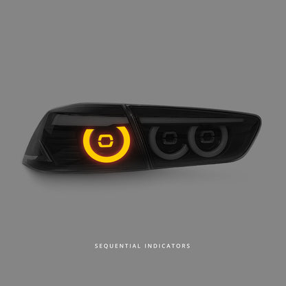 Mitsubishi Lancer CJ (2007 - 2018) Sequential Smoke Revo 3D Full LED Tail Lights LH + RH
