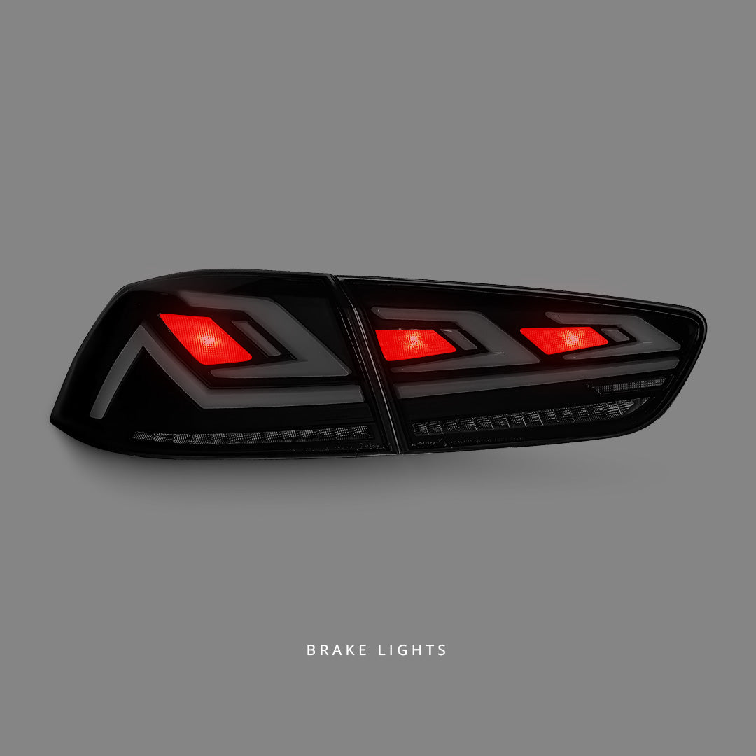 Mitsubishi Lancer CJ (2007 - 2018) Sequential Smoke RGB 3D Full LED Tail Lights LH + RH