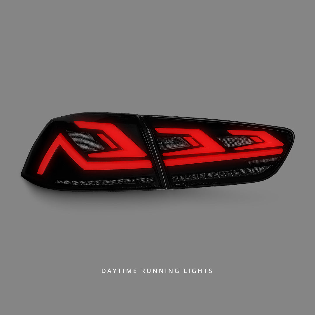 Mitsubishi Lancer CJ (2007 - 2018) Sequential Smoke RGB 3D Full LED Tail Lights LH + RH