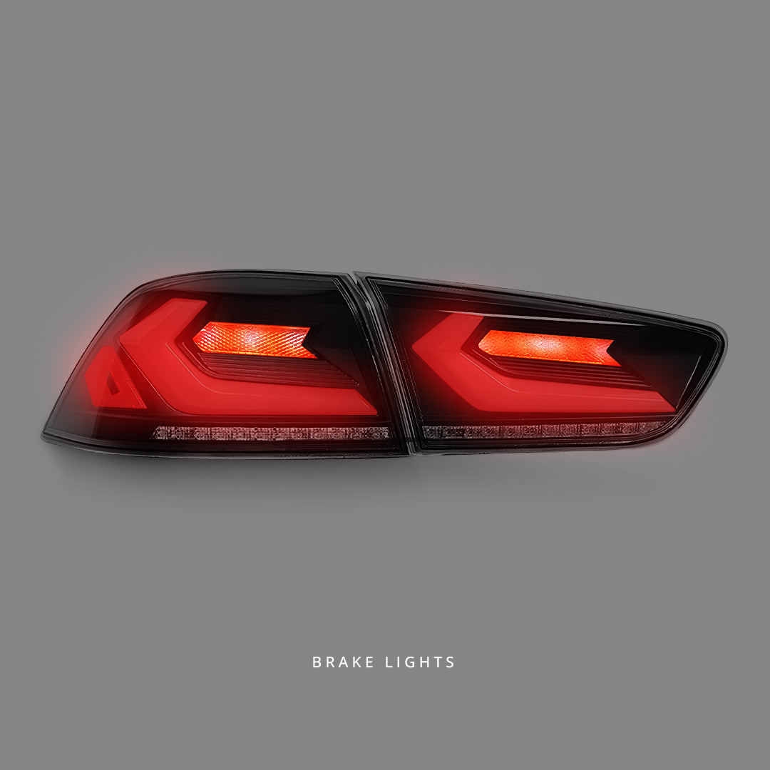 Mitsubishi Lancer CJ (2007 - 2018) Sequential Smoke RGB V4 3D Full LED Tail Lights LH + RH