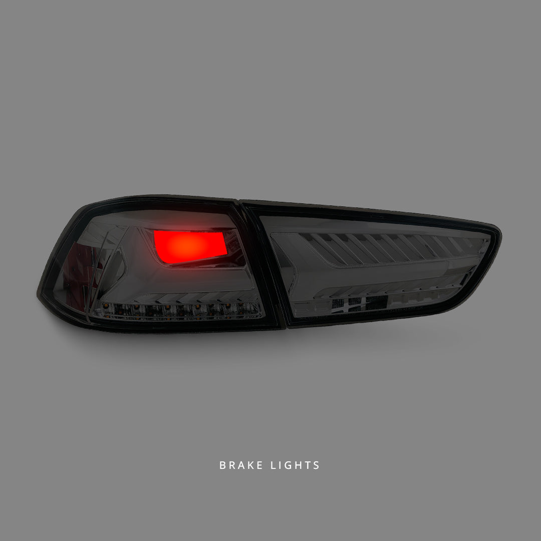 Mitsubishi Lancer CJ (2007 - 2018) Sequential Smoke 3D V2 Full LED Dynamic Tail Lights LH + RH