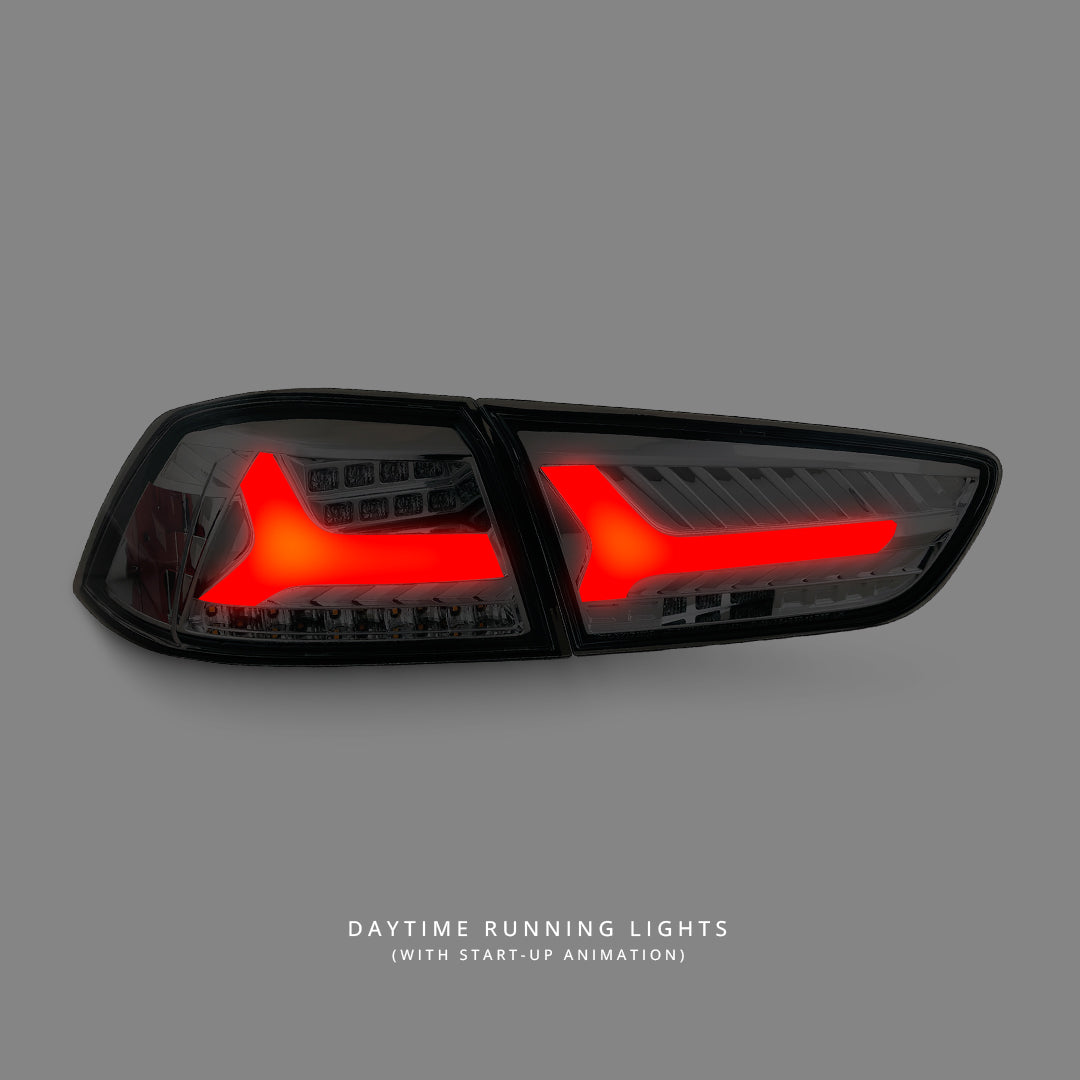 Mitsubishi Lancer CJ (2007 - 2018) Sequential Smoke 3D V2 Full LED Dynamic Tail Lights LH + RH