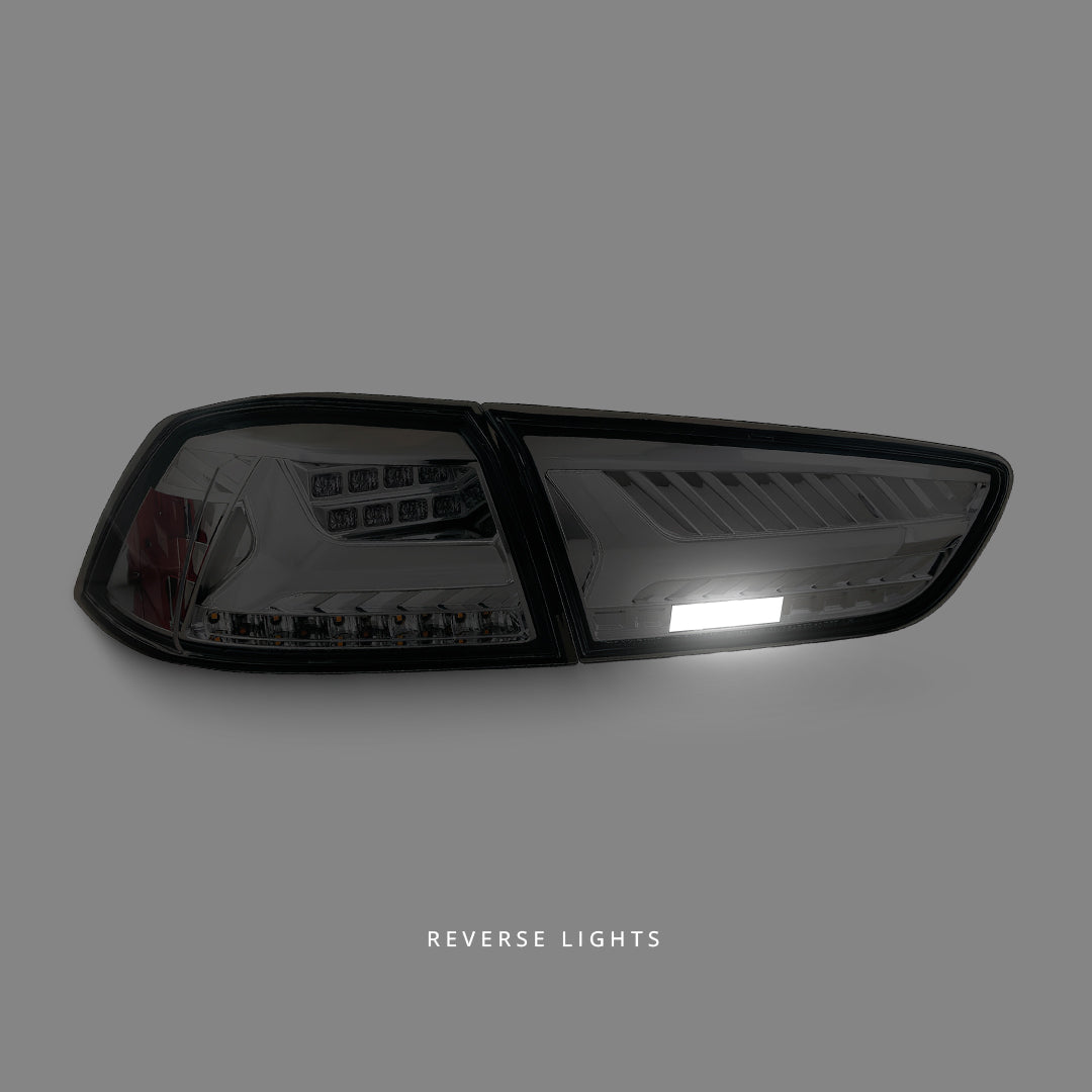 Mitsubishi Lancer CJ (2007 - 2018) Sequential Smoke 3D V2 Full LED Dynamic Tail Lights LH + RH