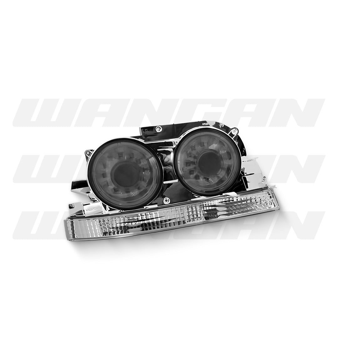 Nissan Skyline R33 (1995 - 1998) Clear Red LED Tail Lights LH + RH