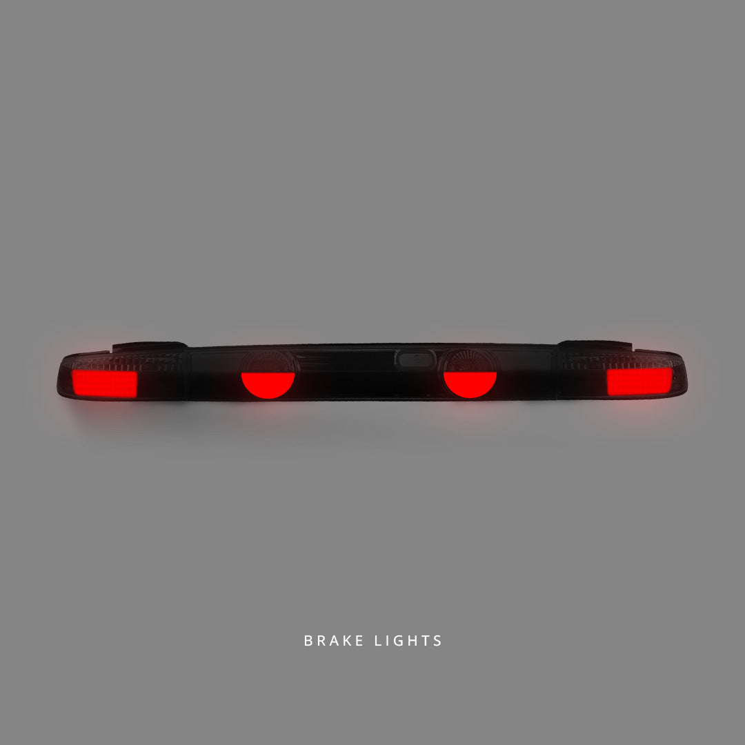 Nissan Silvia S14 (1993 - 1998) Smoke Red and Center Garnish Tail Lights LH + RH