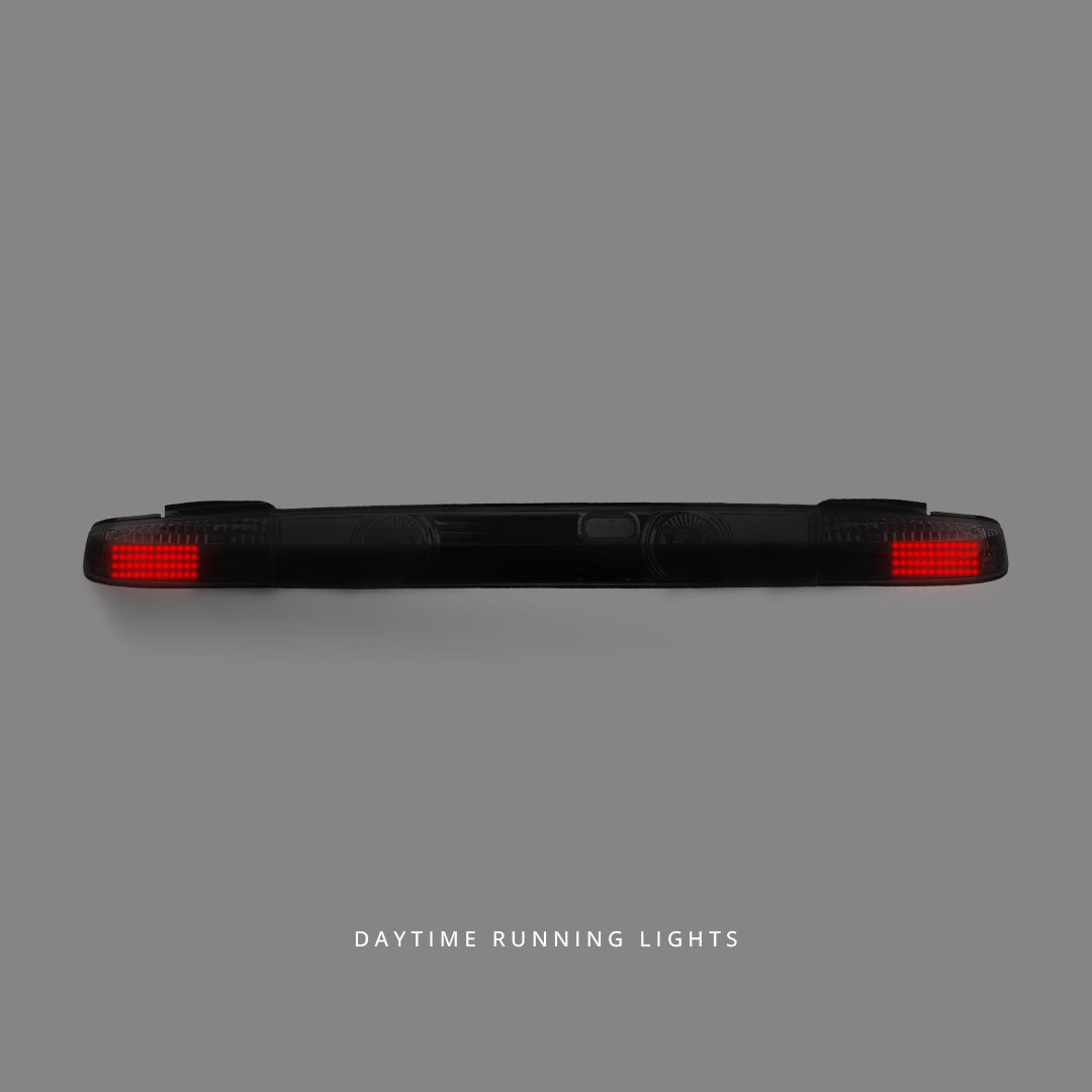 Nissan Silvia S14 (1993 - 1998) Smoke Red and Center Garnish Tail Lights LH + RH