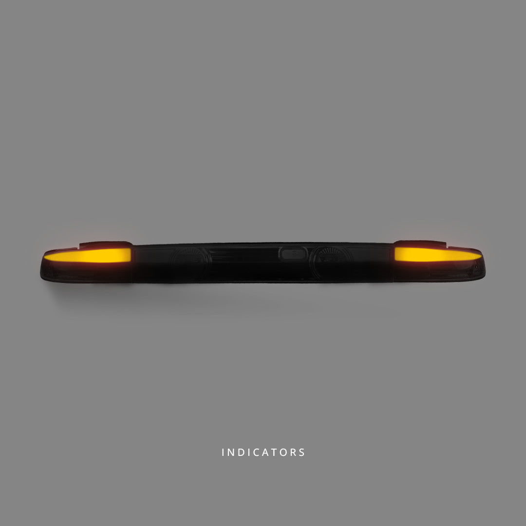 Nissan Silvia S14 (1993 - 1998) Smoke Red and Center Garnish Tail Lights LH + RH