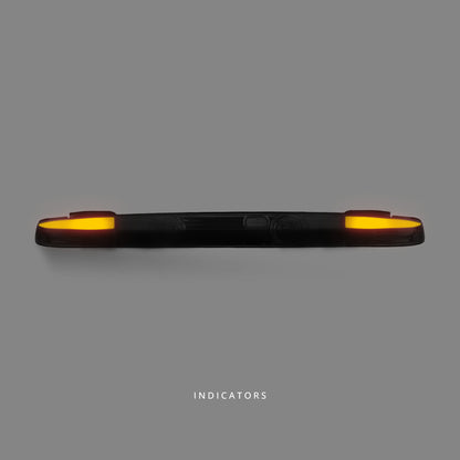 Nissan 200SX S14 (1993 - 1998) Smoke Red and Garnish Tail Lights LH + RH