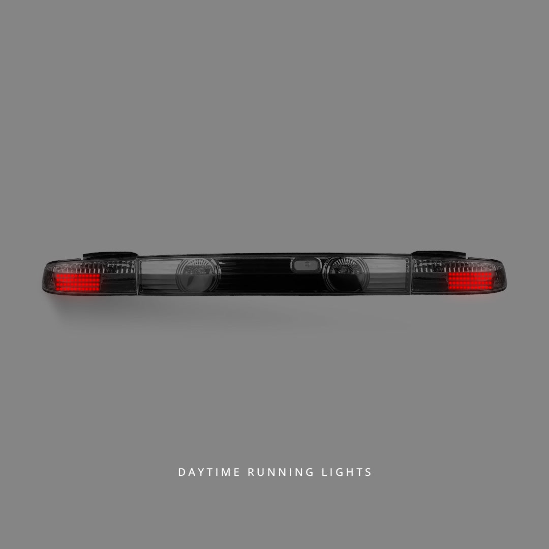 Nissan Silvia S14 (1993 - 1998) Clear Red and Center Garnish Tail Lights LH + RH