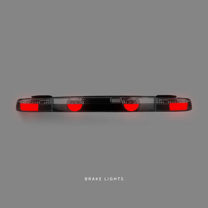 Nissan 200SX S14 (1993 - 1998) Clear Red LED and Center Garnish Tail Lights LH + RH