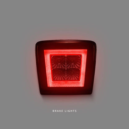Nissan 370Z Z34 (2008 - 2021) Smoke Red 3-1 Rear Brake Fog Reverse Light