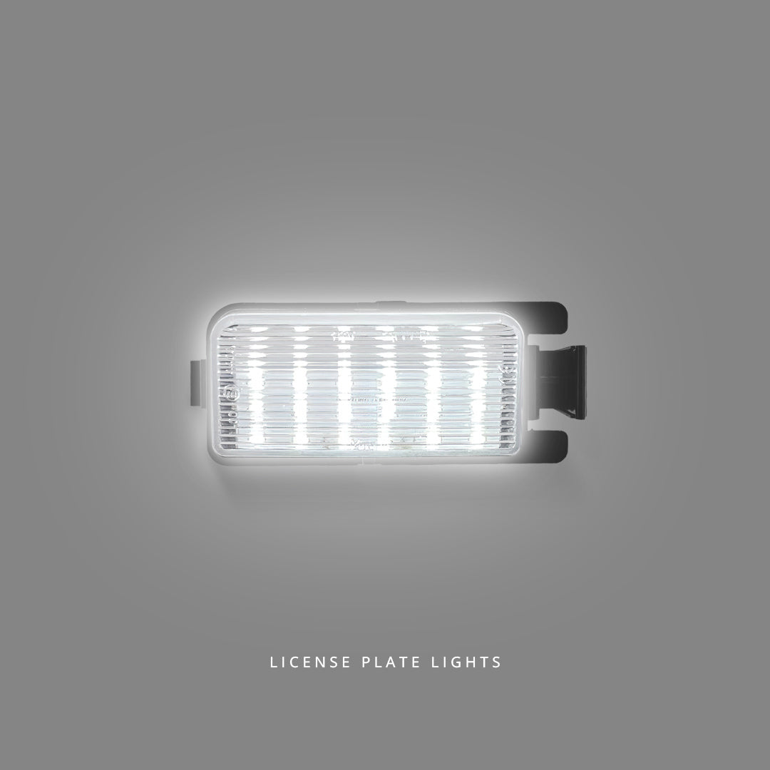 Nissan Skyline V35 (2001 - 2006) White 24SMD LED License Plate Lights LH + RH
