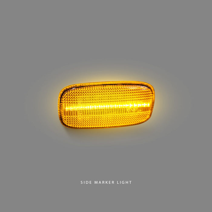 Nissan Silvia S15 (1999- 2001) Clear Dynamic Sequential LED Side Fende ...