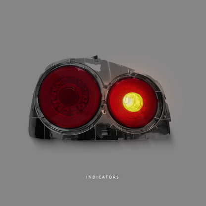 Nissan Skyline R34 (1998 - 2002) Fiber Ring LED Tail Lights LH + RH