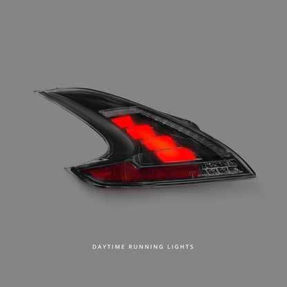 Nissan 370Z Z34 (2008 - 2021) Sequential Full LED Smoke Tail Lights LH + RH