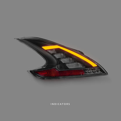 Nissan 370Z Z34 (2008 - 2021) Sequential Full LED Smoke Tail Lights LH + RH