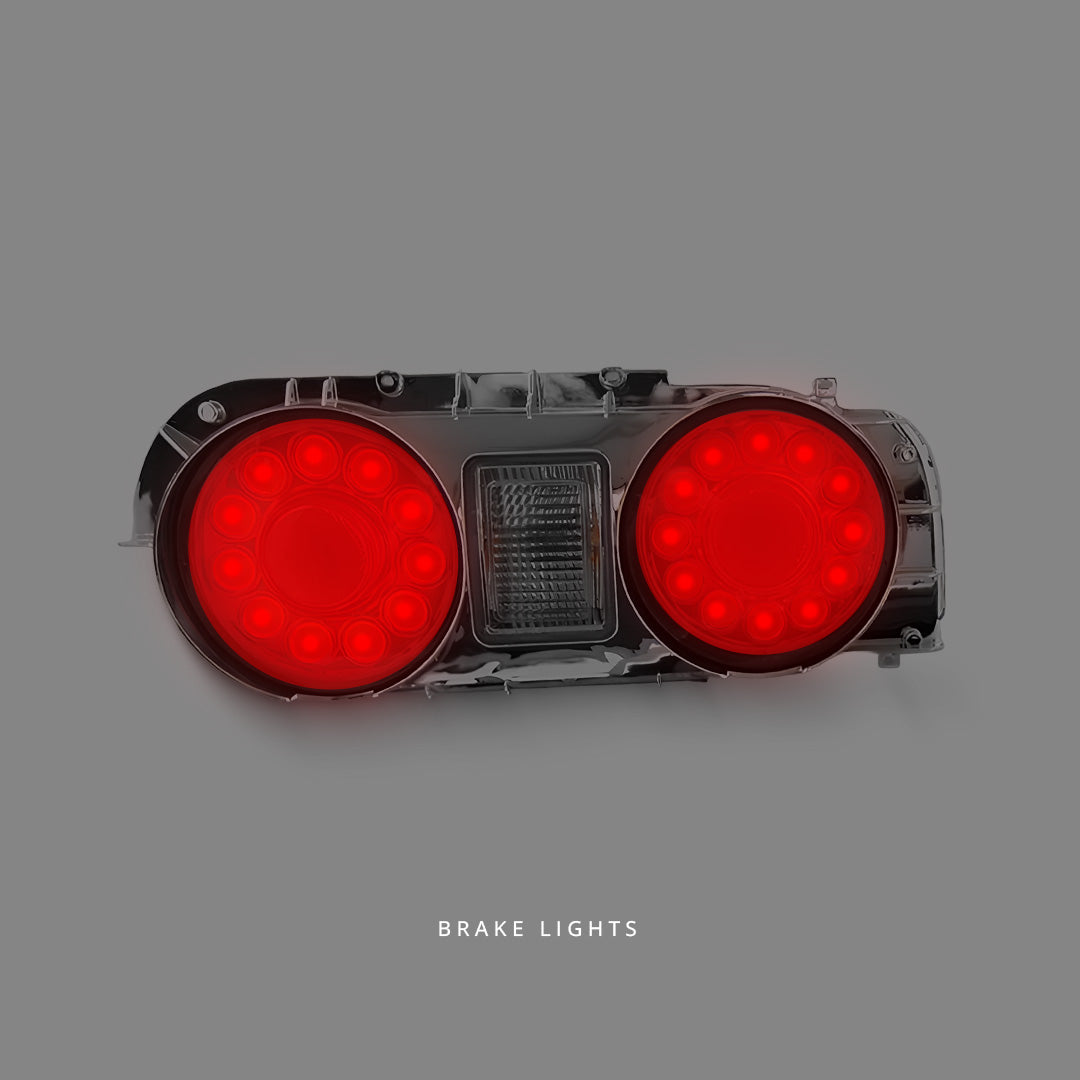 Nissan Skyline R32 (1989 - 1994) Clear Red LED Tail Lights LH + RH