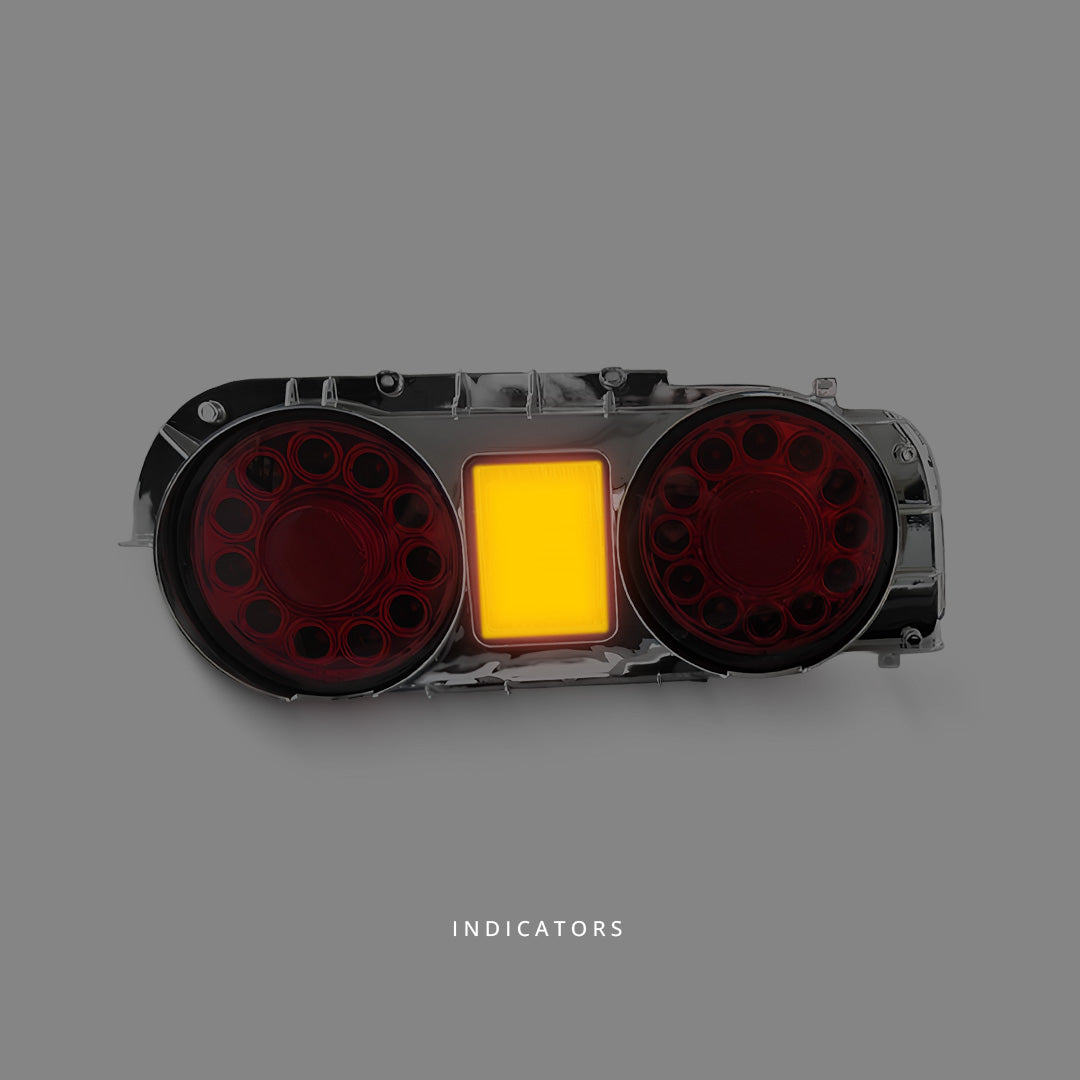 Nissan Skyline R32 (1989 - 1994) Clear Red LED Tail Lights LH + RH