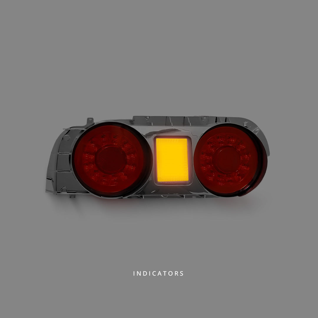 Nissan Skyline R32 (1989 - 1994) Fiber Ring LED Tail Lights LH + RH