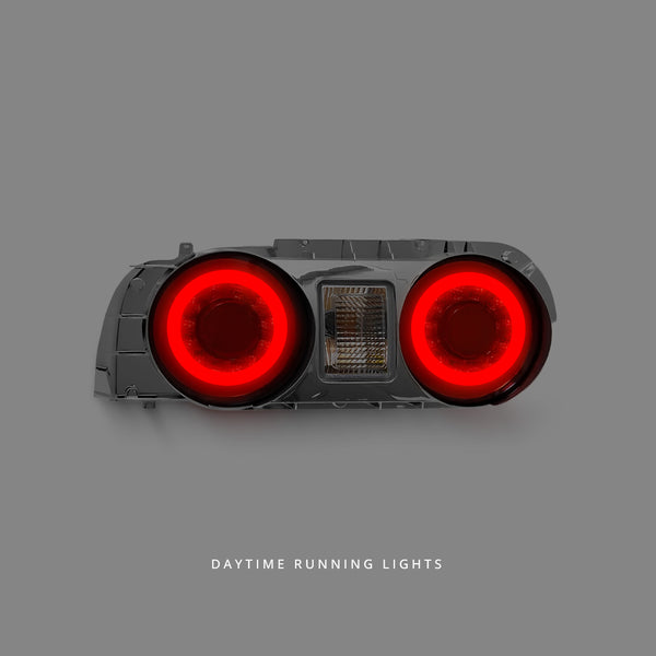 Nissan Skyline R32 (1989 - 1994) Fiber Ring LED Tail Lights LH + RH ...