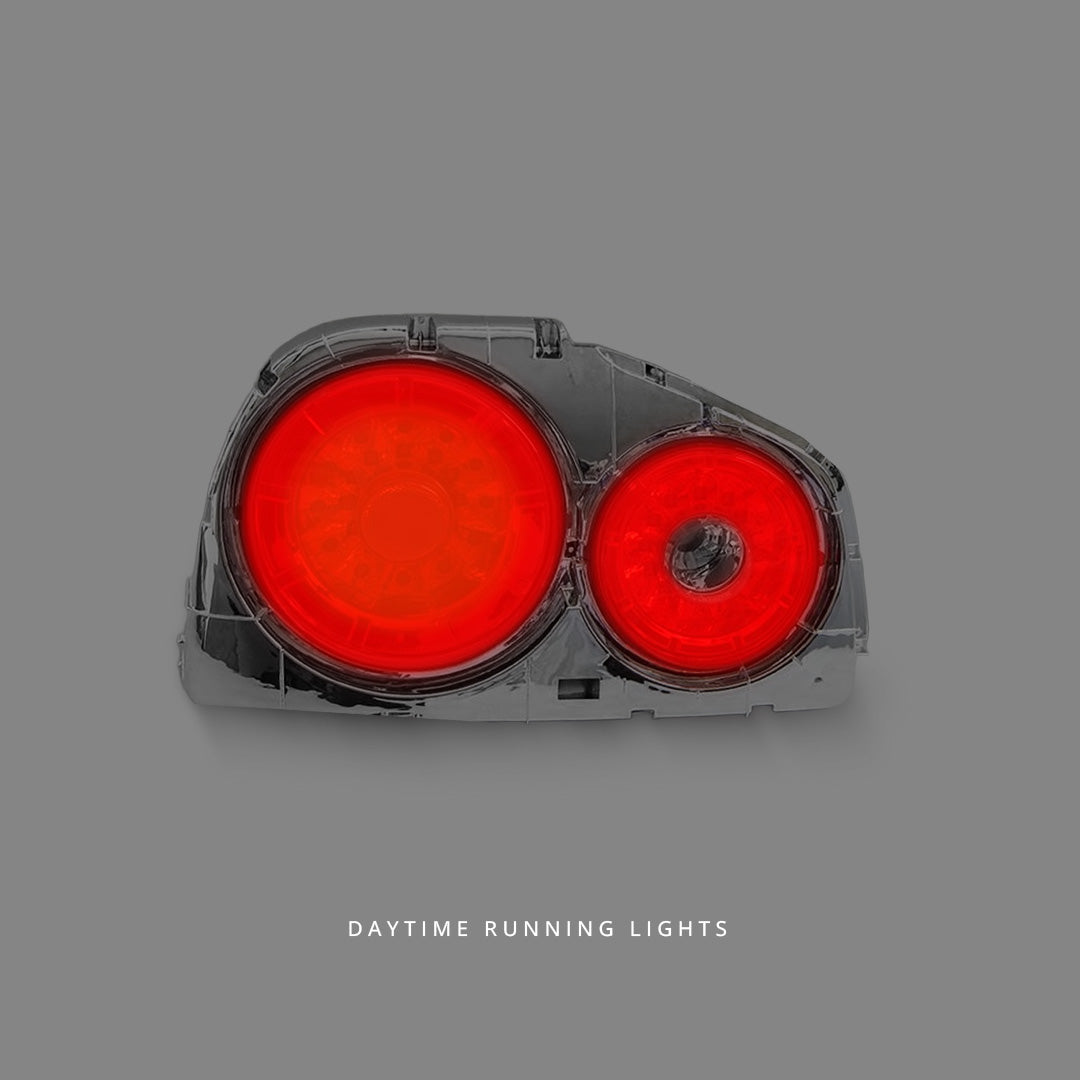 Nissan Skyline R34 (1998 - 2002) Clear Red LED Tail Lights LH + RH