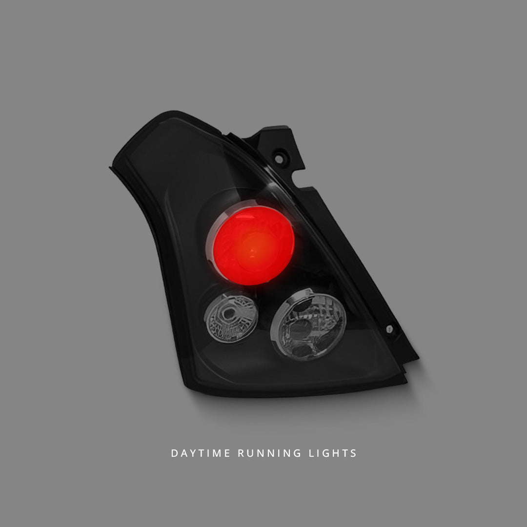 Suzuki Swift EZ (2004 - 2006) Black Altezza Tail Lights LH + RH