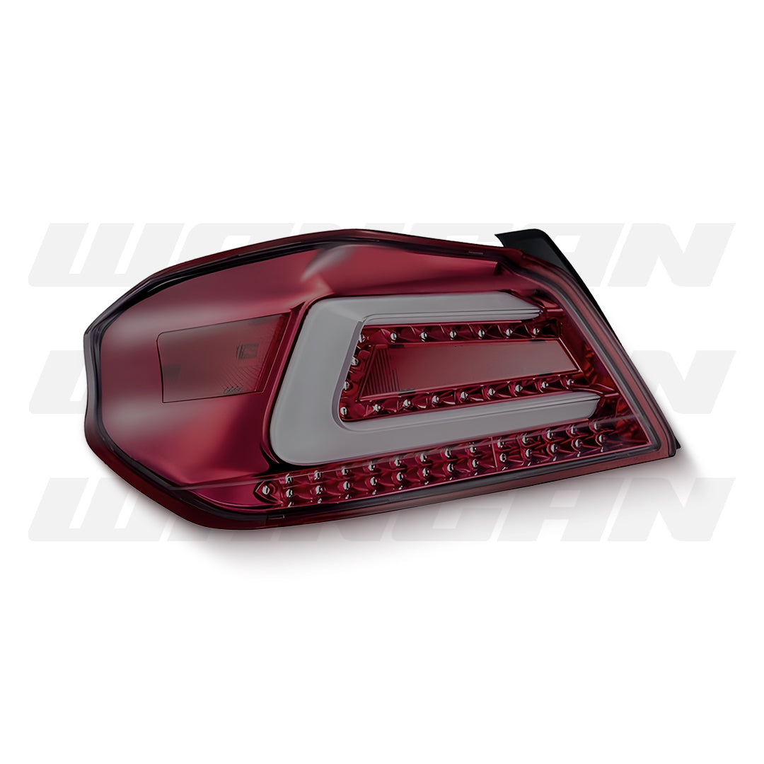 Subaru WRX VA (2015 - 2021) Sequential Clear Red V1 Full LED Dynamic Tail Lights LH + RH
