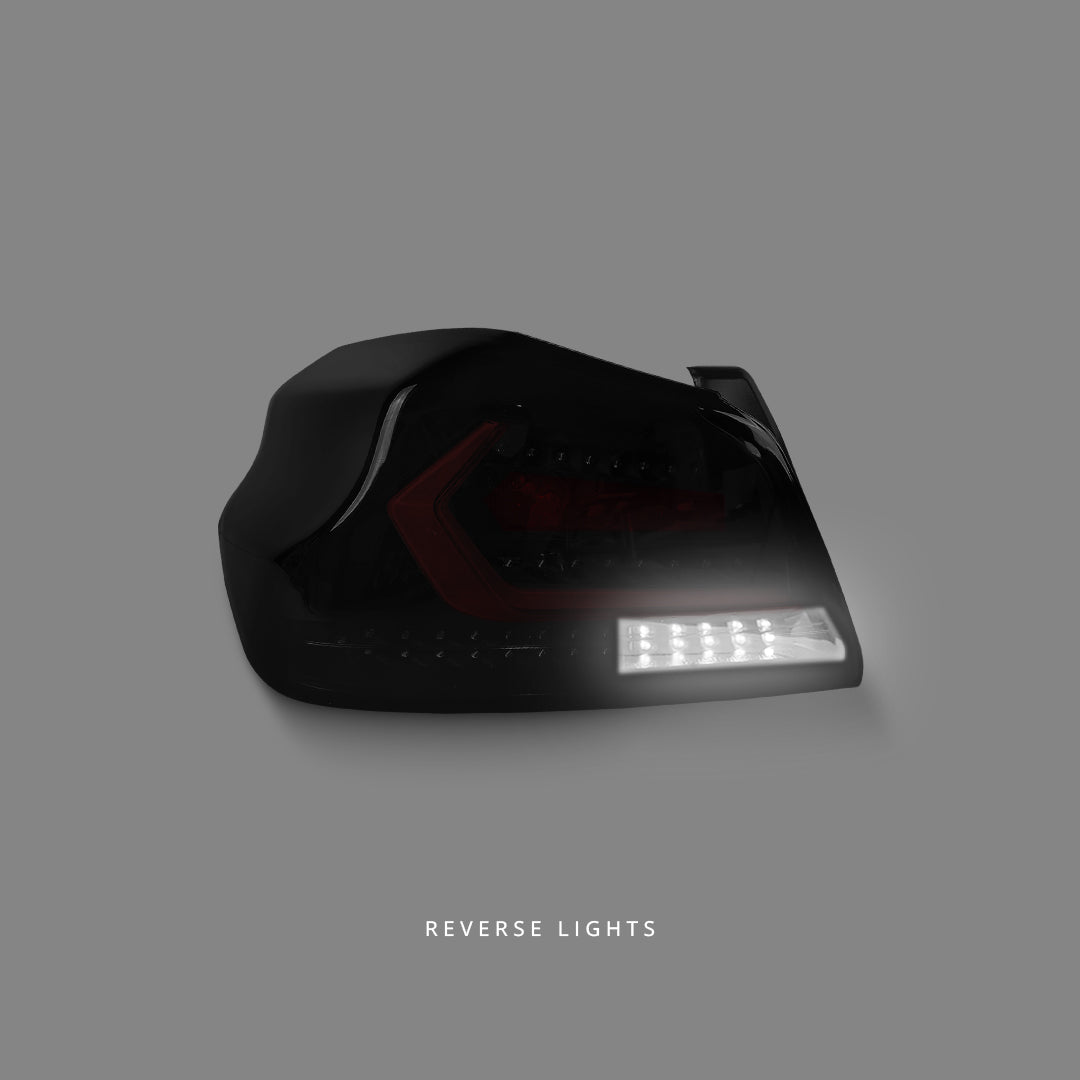 Subaru WRX VA (2015 - 2021) Sequential Black Edition V5 LED Dynamic Tail Lights LH + RH