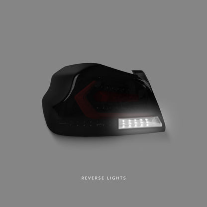 Subaru WRX VA (2015 - 2021) Sequential Black Edition V5 LED Dynamic Tail Lights LH + RH