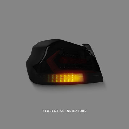 Subaru WRX VA (2015 - 2021) Sequential Black Edition V5 LED Dynamic Tail Lights LH + RH