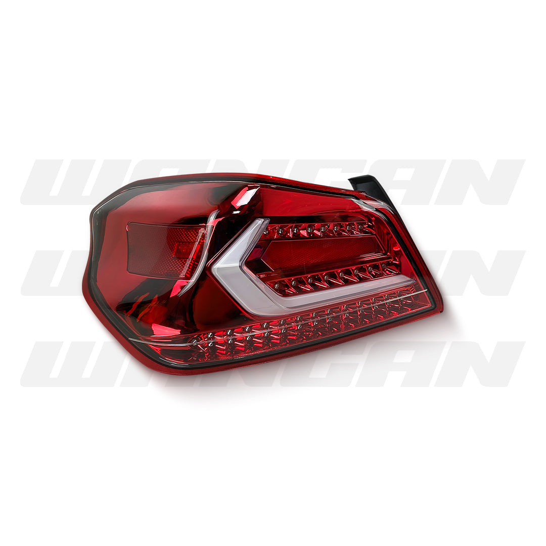 Subaru WRX VA (2015 - 2021) Sequential Clear Red V5 LED Dynamic Tail Lights LH + RH