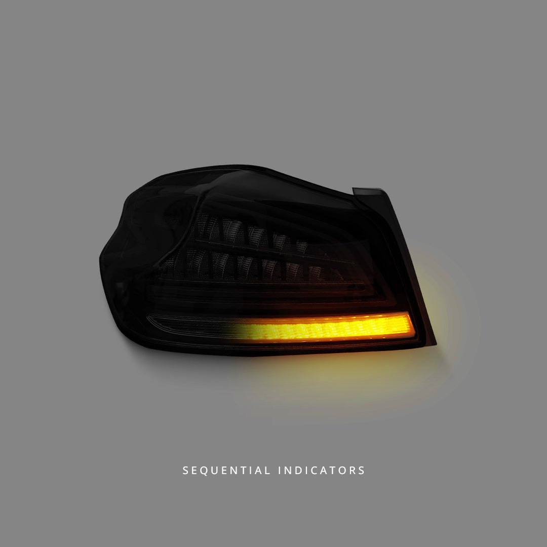 Subaru WRX VA (2015 - 2021) Sequential Smoke V3 Full LED Dynamic Indicator Tail Lights LH + RH