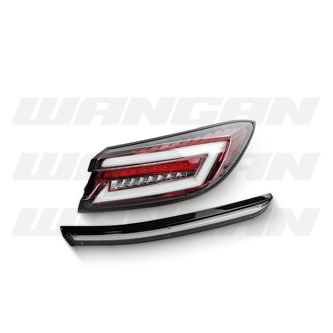 Subaru BRZ 2nd Gen (2022 - 2023) Sequential Clear Red LED Dynamic Tail Lights and Center Garnish LH + RH