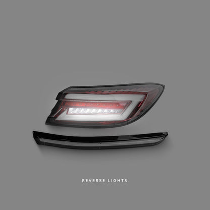 Subaru BRZ 2nd Gen (2022 - 2023) Sequential Clear Red LED Dynamic Tail Lights and Center Garnish LH + RH